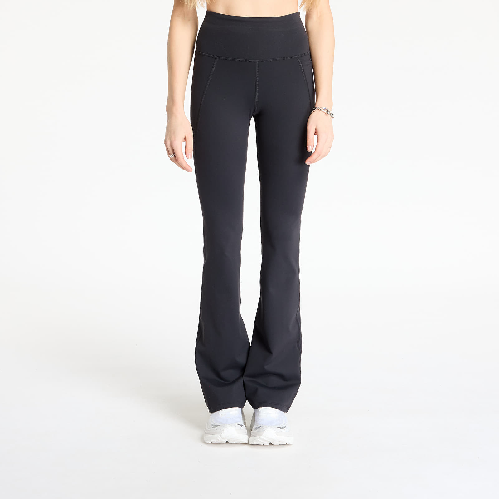 Kalhoty Reebok Lux Hr Mini-Flare Pants Black S
