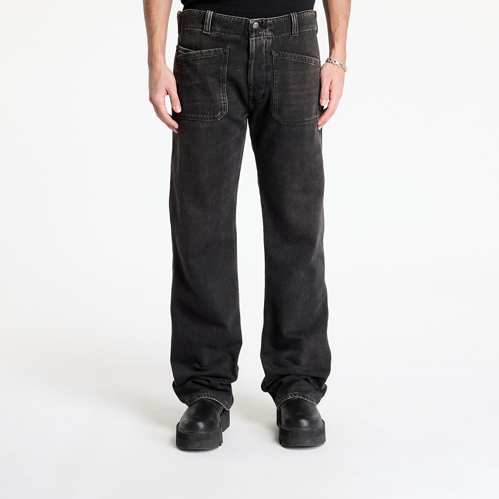 Kalhoty Diesel D-Moorix Black/ Blue W32/L34