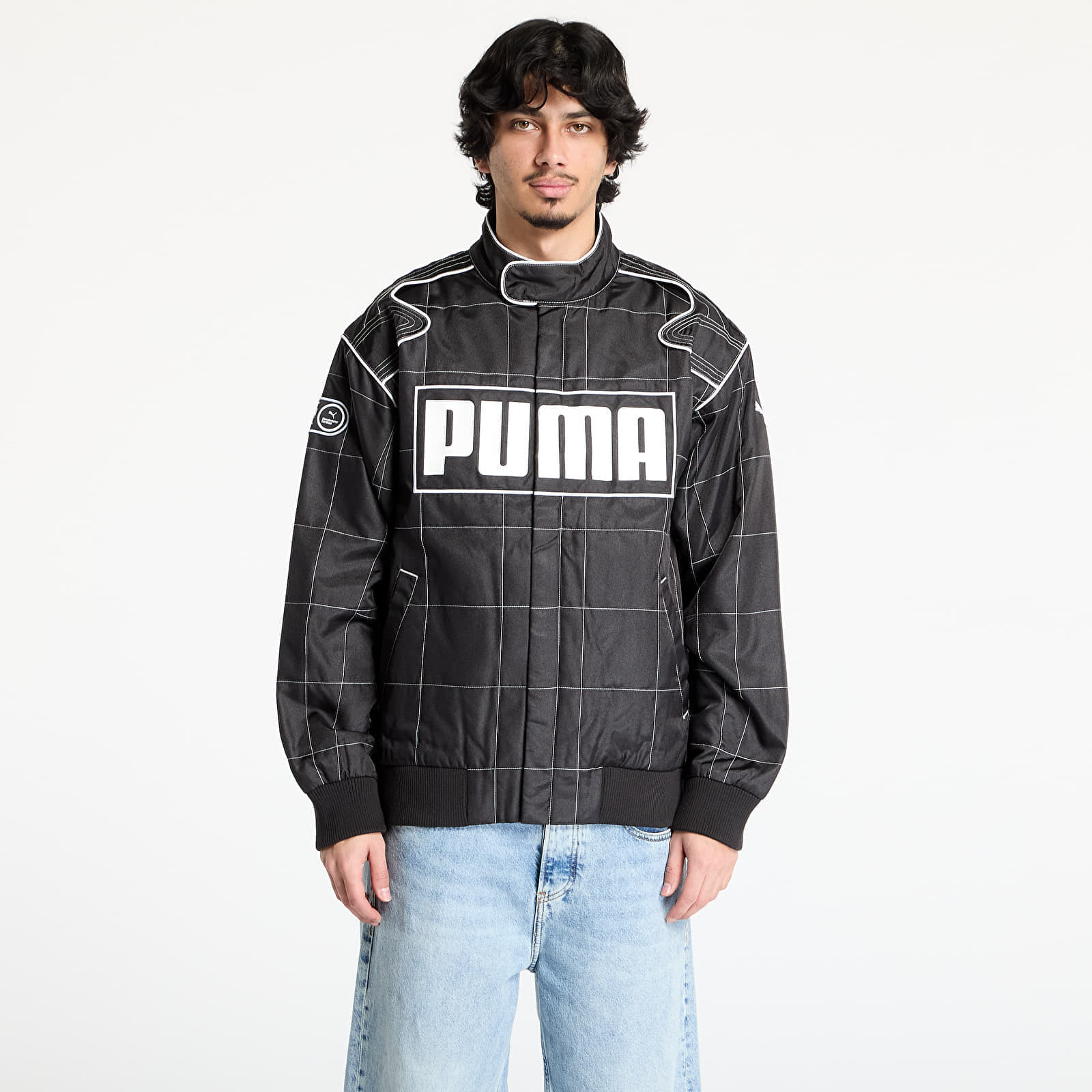 Vetrovka Puma Archive Seasonal Relaxed Racer Jacket PUMA Black M