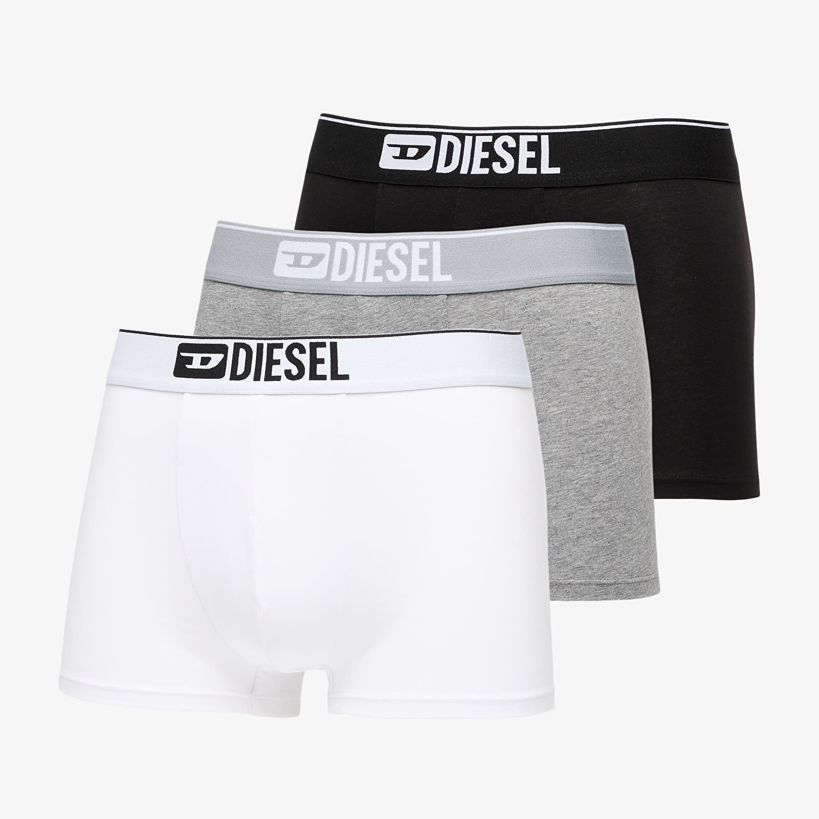 Diesel Umbx-Damienthreepack Boxer-Shorts-Boxer 3-Pack White/ Grey L