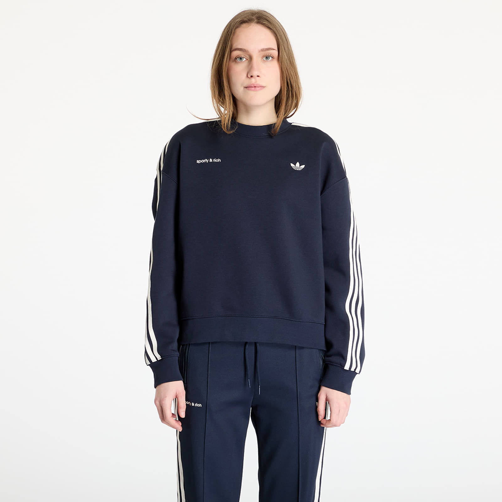 Mikina adidas X Sporty & Rich Sweatshirt Night Navy XS