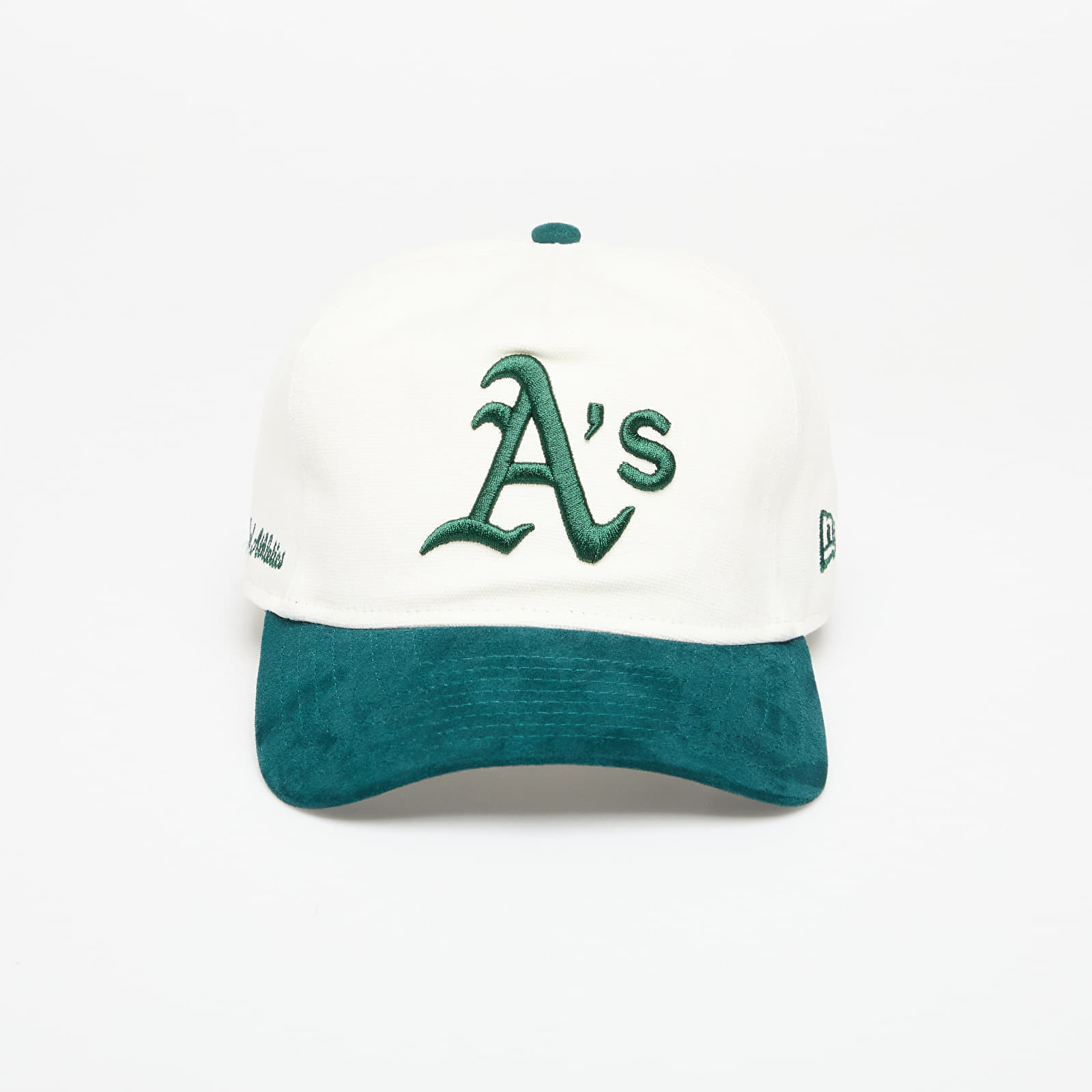 Šiltovka New Era Script Oakland Athletics Golfer Snapback Cap Ivory/ Dark Green Universal