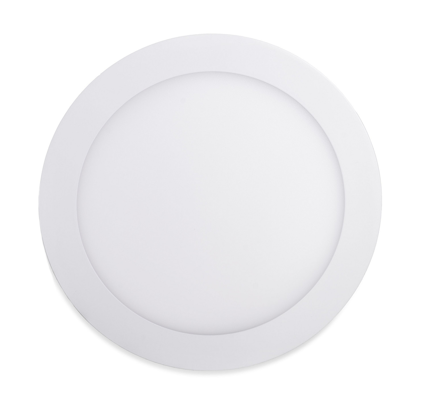 Solight Biely vstavaný LED panel guľatý 120mm 6W Teplá biela - POSLEDNÝ KUS WD101