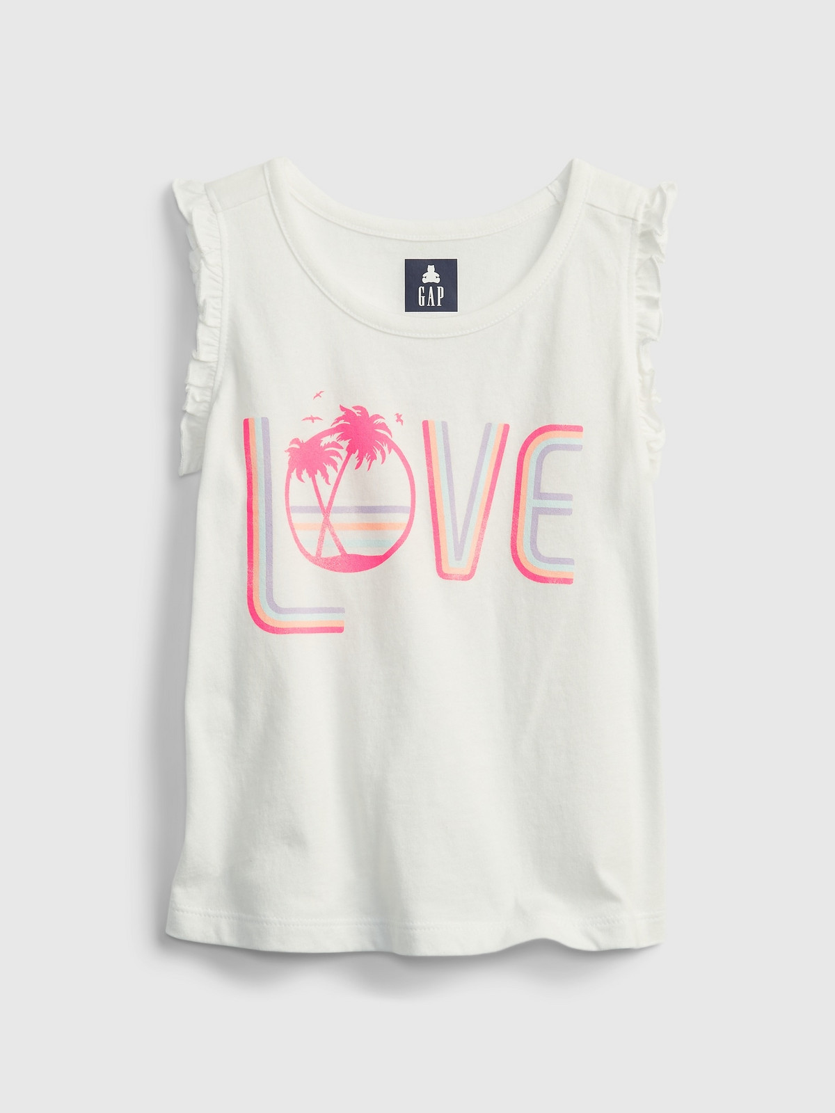 GAP Kids Top 100% Organic Cotton Mix and Match Graphic Tank - Girls