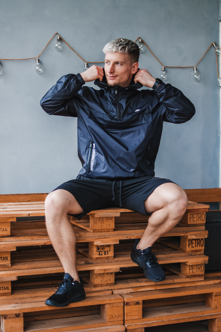 Pánska bunda Lonsdale 117113-Black