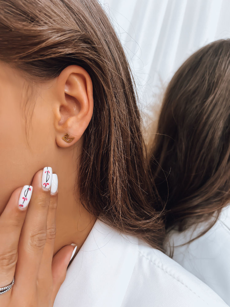 Dámske náušnice DELICATE Farba zlatá DSTREET