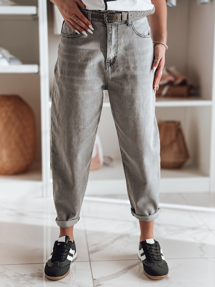 Spodnie damskie jeansowe boyfriendy OLDRELAX niebieskie Dstreet