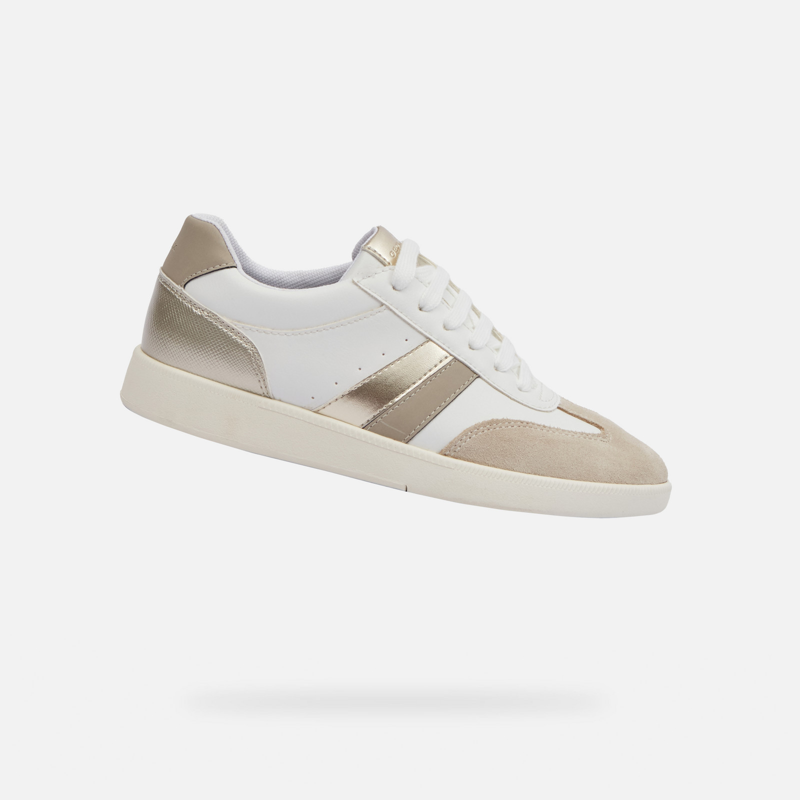 White women's sneakers Geox Meleda - Women's