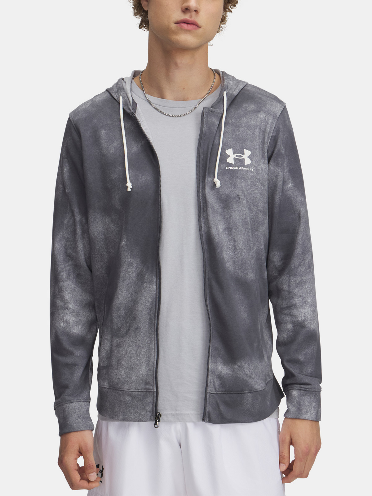 Men's sweatshirt Under Armour UA Rival Terry AOP FZ Q1 - Men's