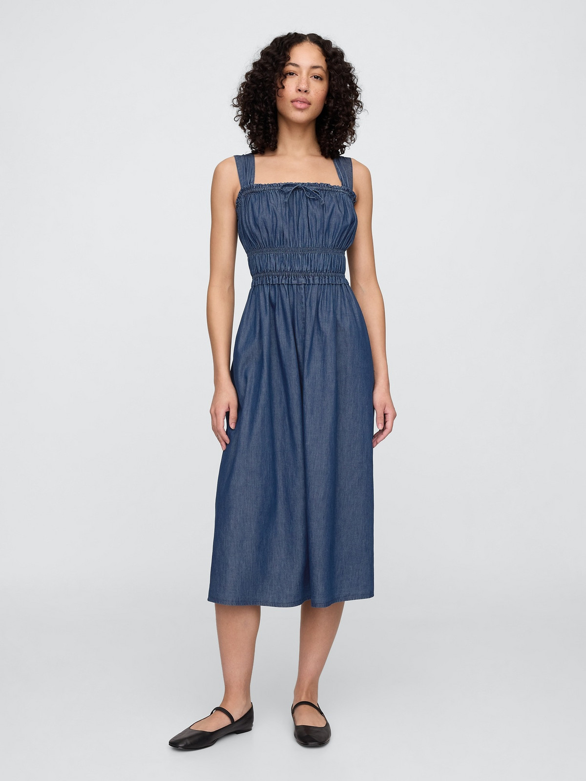 GAP Denim midi dress - Women's