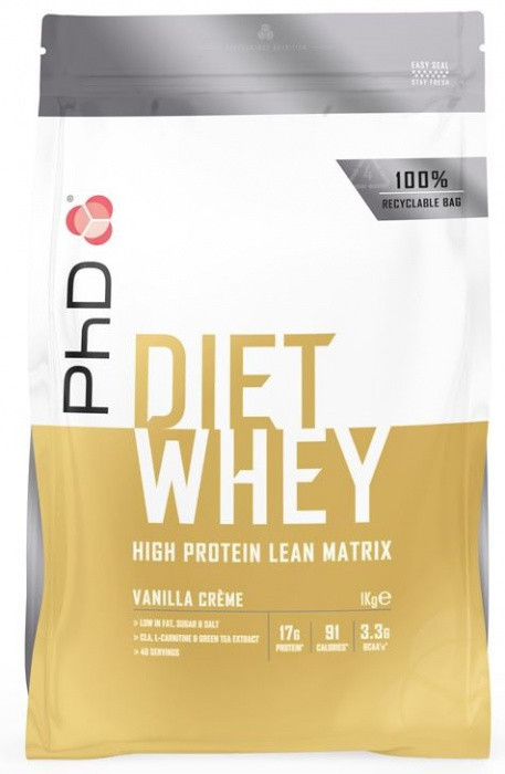 Phd diet whey protein 1000 g - banán výpredaj (pošk.obal)