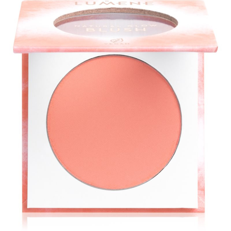 Lumene Natural Glow púdrová lícenka odtieň 1 Coral Glow 4 g