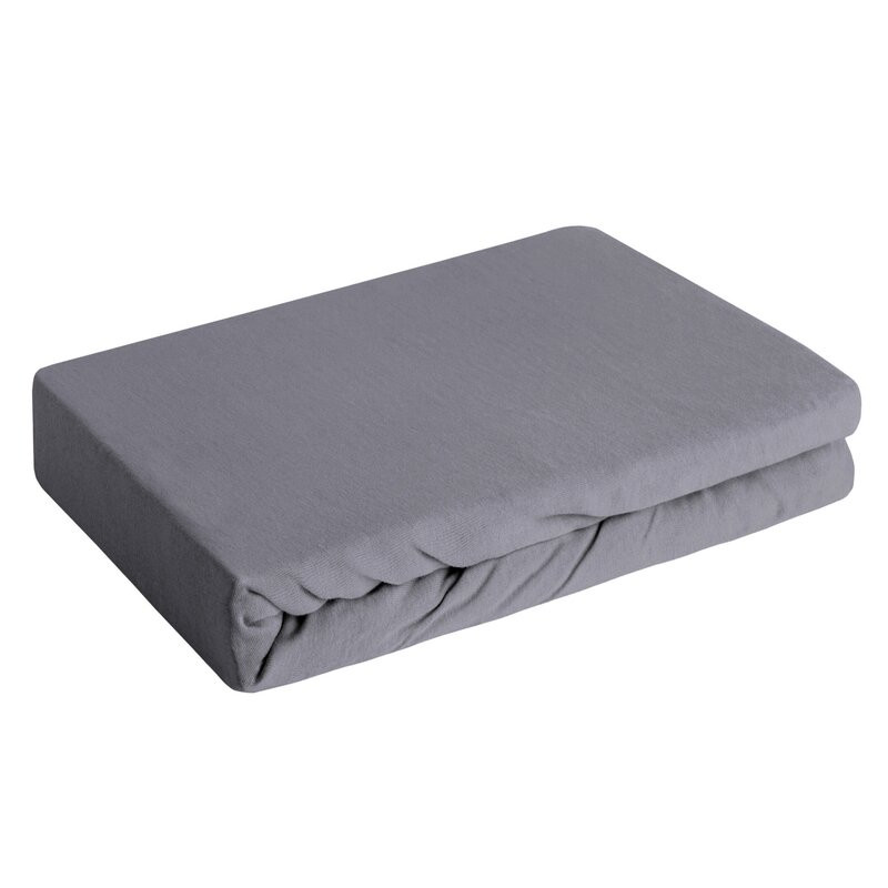 ArtFir Plachta na dvojlôžko JERSEY 3 | tmavosivá 240 x 220 x 30 cm