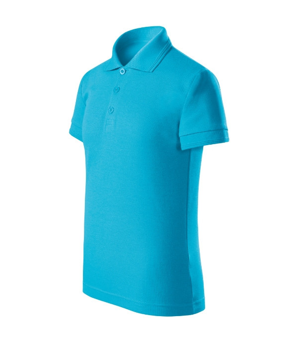 Pique Polo Free polokošeľa tyrkysová 134 cm/8 let