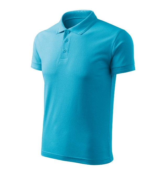 Pique Polo Free polokošeľa tyrkysová XL