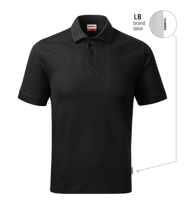 Resist Heavy Polo Shirt black 01 (štítok značky) S