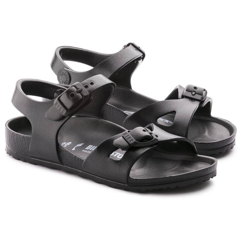 Birkenstock RIO KIDS EVA Black detské sandále úzke (0126113) 26