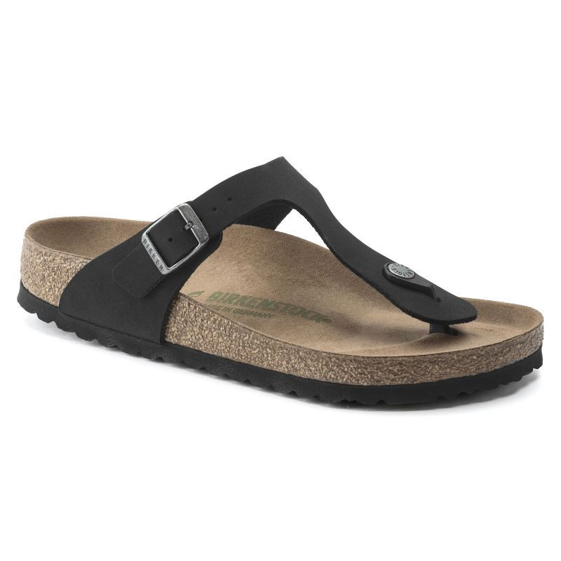 Birkenstock Gizeh Birko-Flor women's Narrow Black žabky pre úzke chodidlo vegan black (1020487) dámske 37