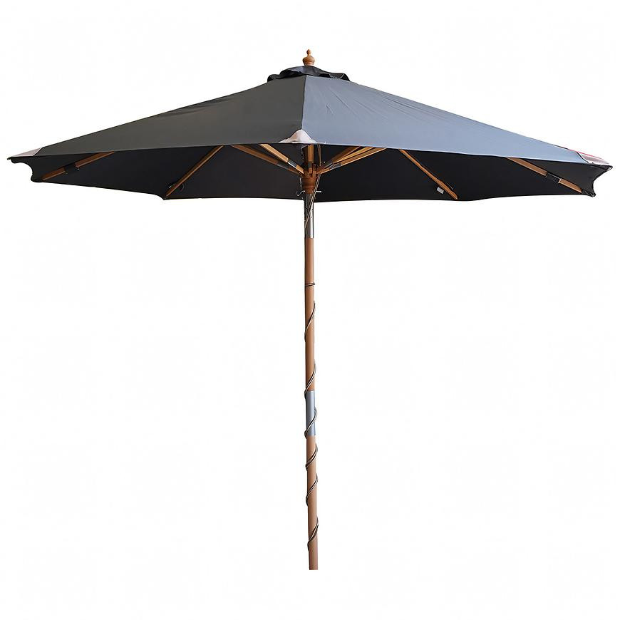 Zahradný slnečník Fie 300 cm sivý