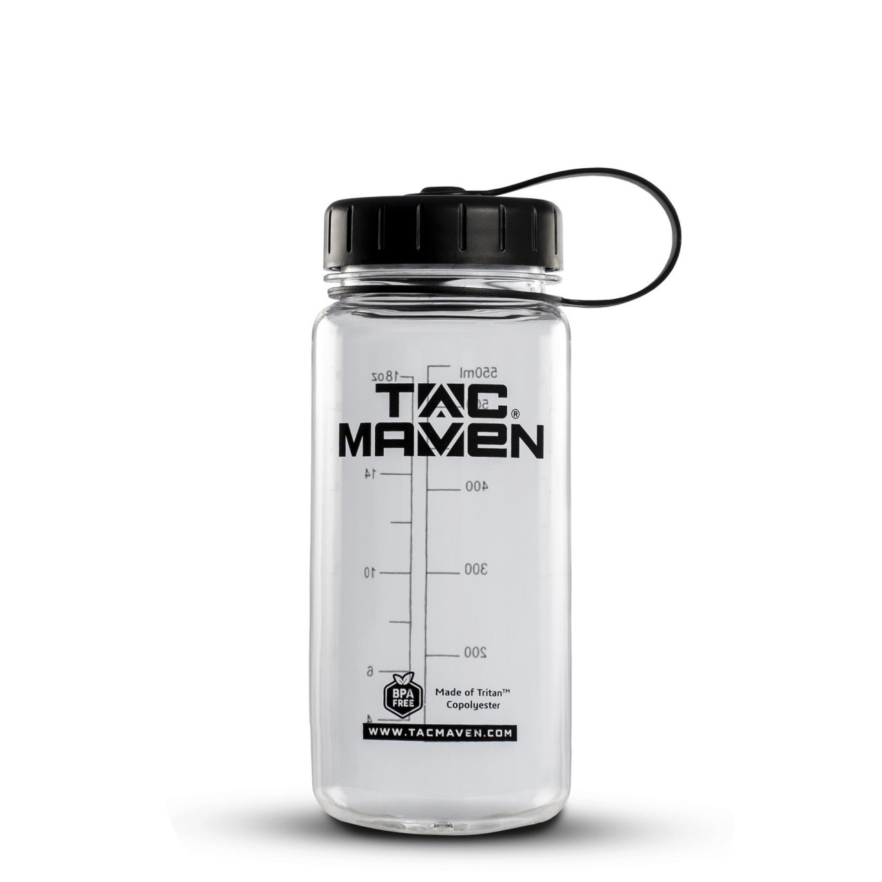 Fľaša Tac Maven Norman 550 ml - priehľadná