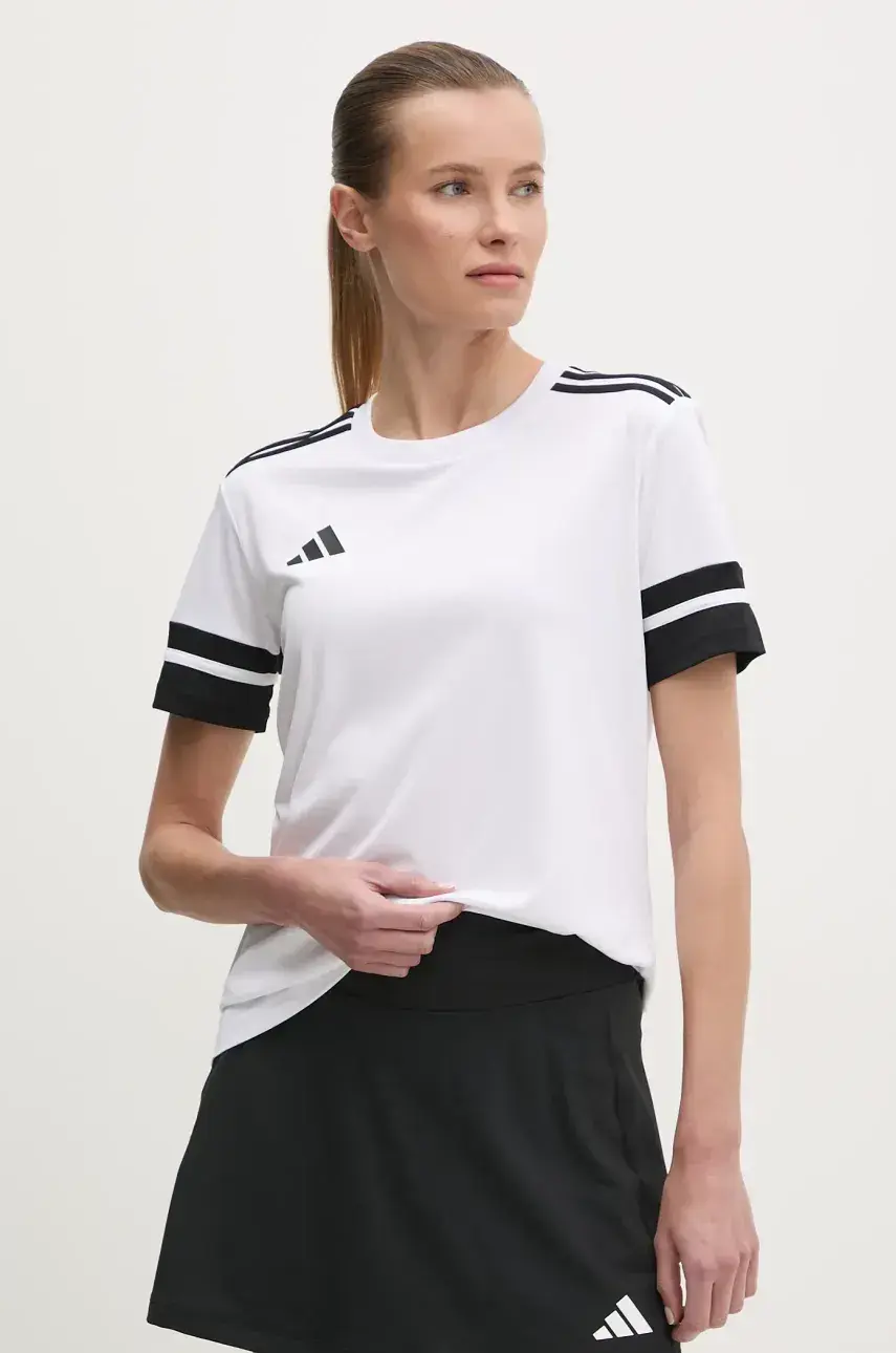 Tréningové tričko adidas Performance Squad 25 biela farba, JI9991