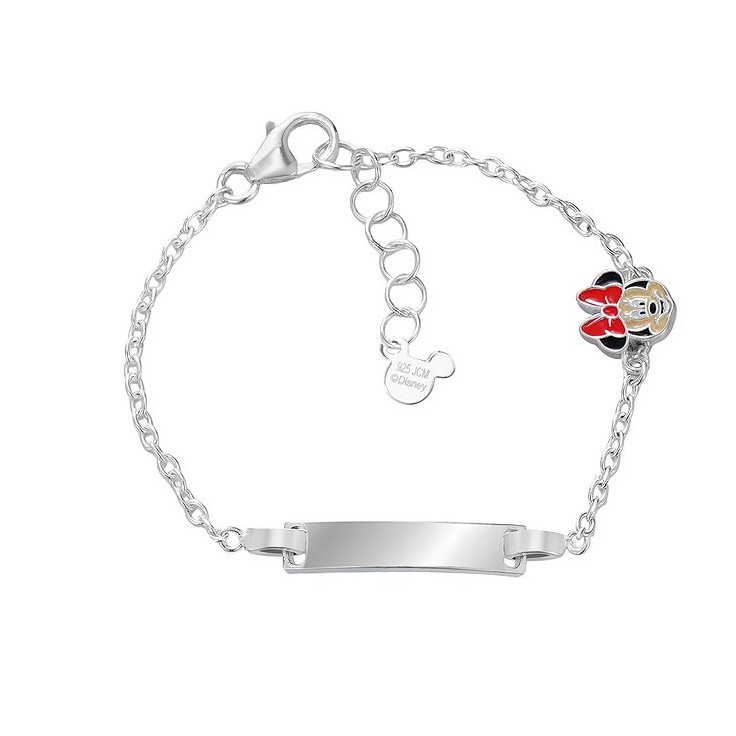 Disney Nežný strieborný náramok Minnie Mouse BS00096SL-47.CS