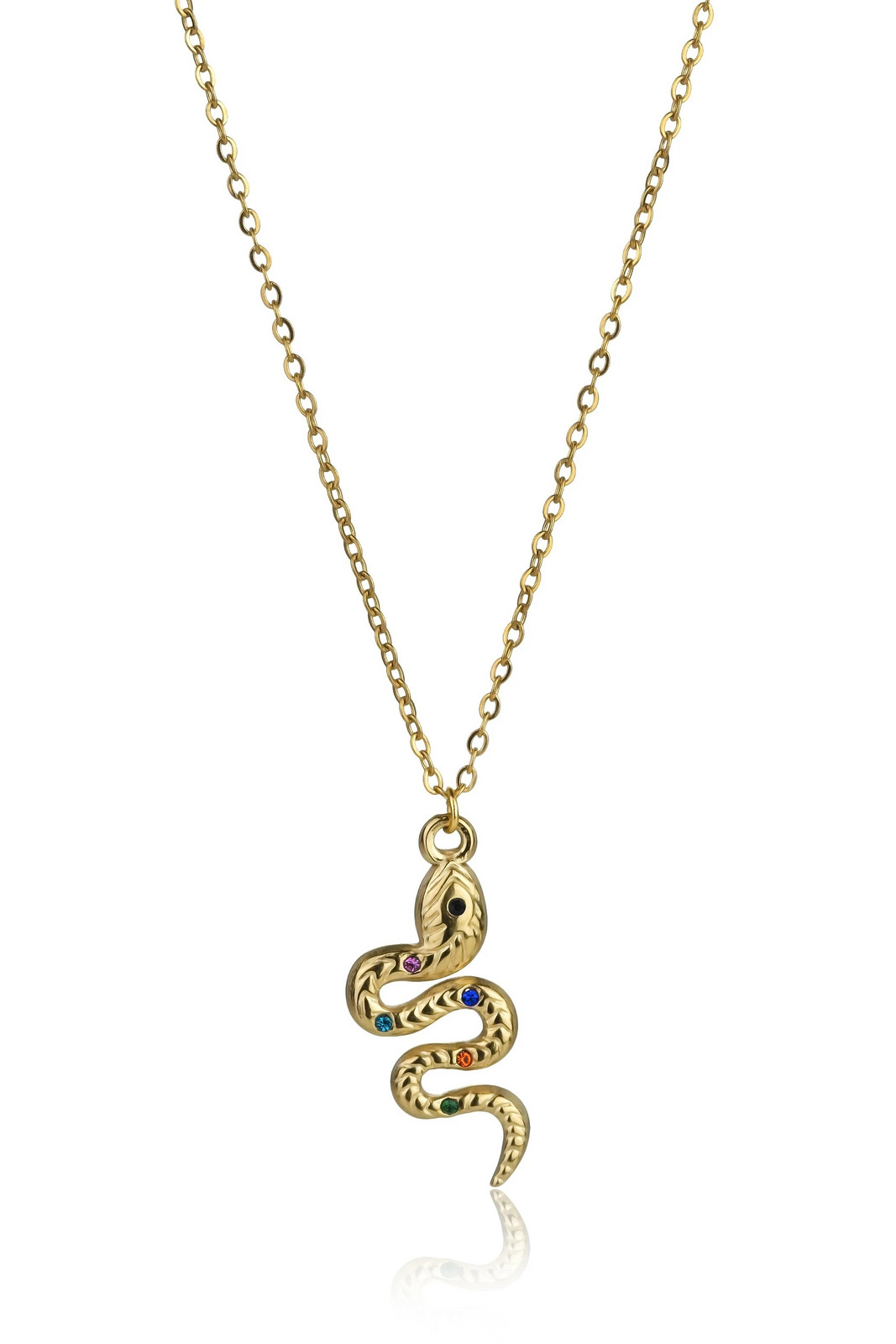 Marc Malone Dámsky pozlátený náhrdelník Leilani Gold Necklace MCN23002G