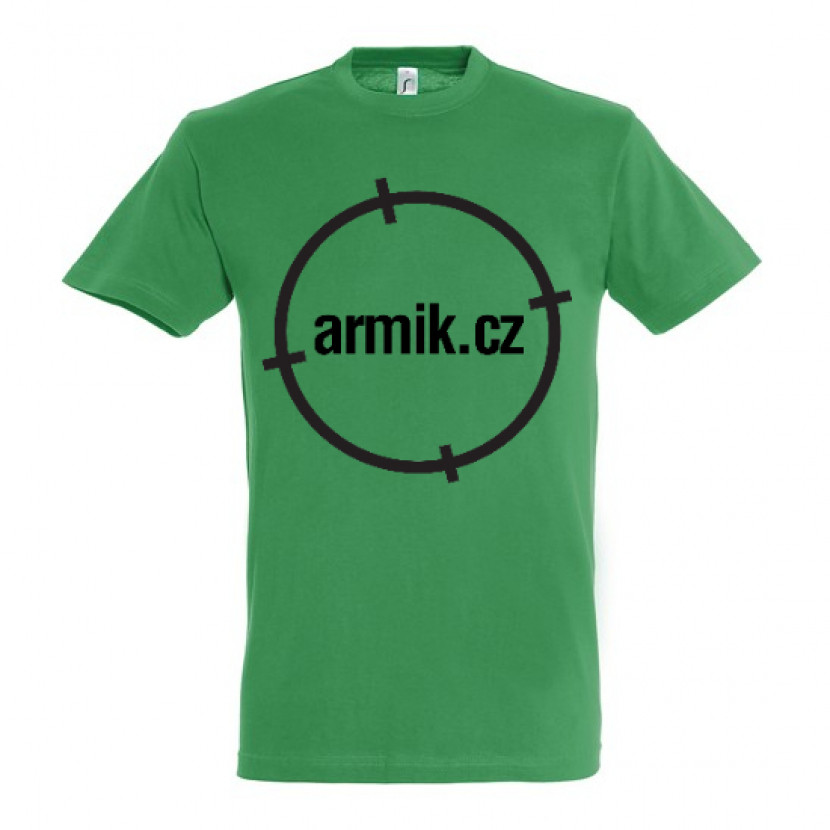 Tričko s terčom ARMIK.SK - zelené-čierne, XL
