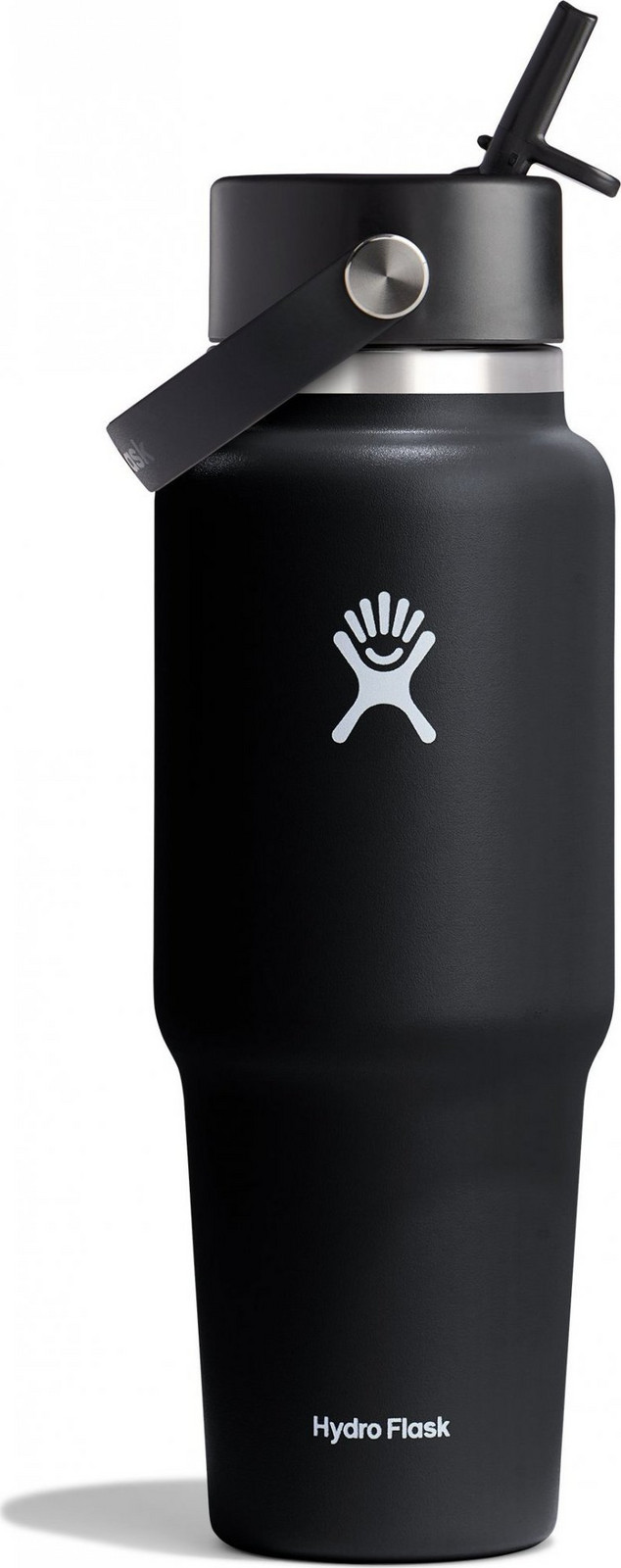 Hydro Flask Termohrnek Wide Flex Straw Travel Bottle 32 oz 946 ml Black