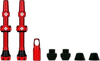 Muc-Off Tubeless Presta Valve Kit V2 44 mm Červená