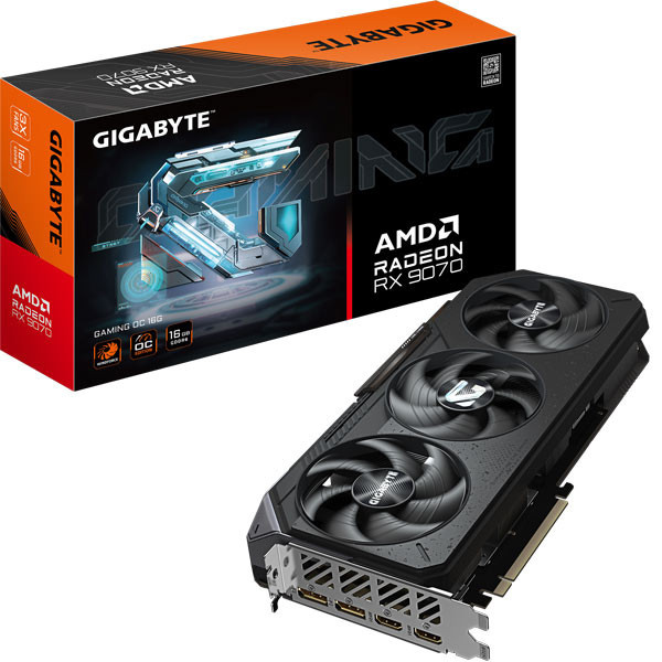 Gigabyte Radeon RX 9070 GAMING OC 16G GV-R9070GAMING OC-16GD