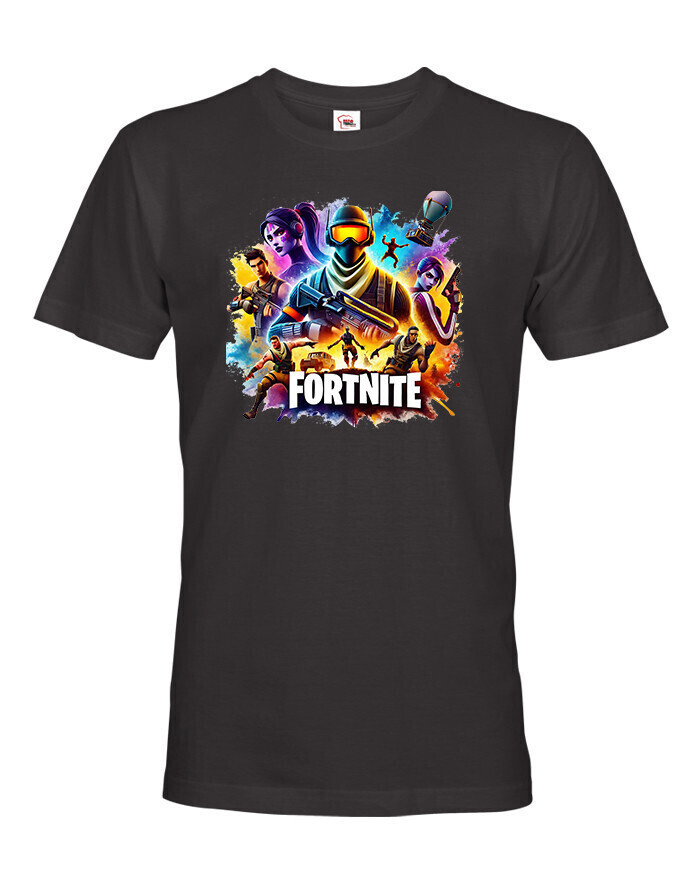 pánske tričko s potlačou hry Fortnite - ideálne pre hráčov