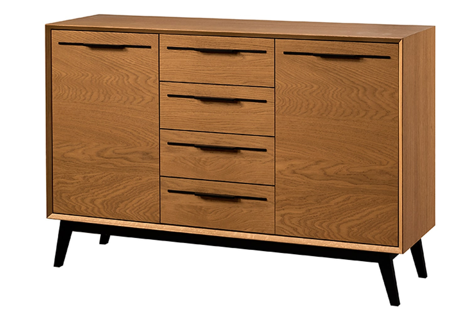 Komoda Lazure 45 136 cm dub Rustikal karamelový