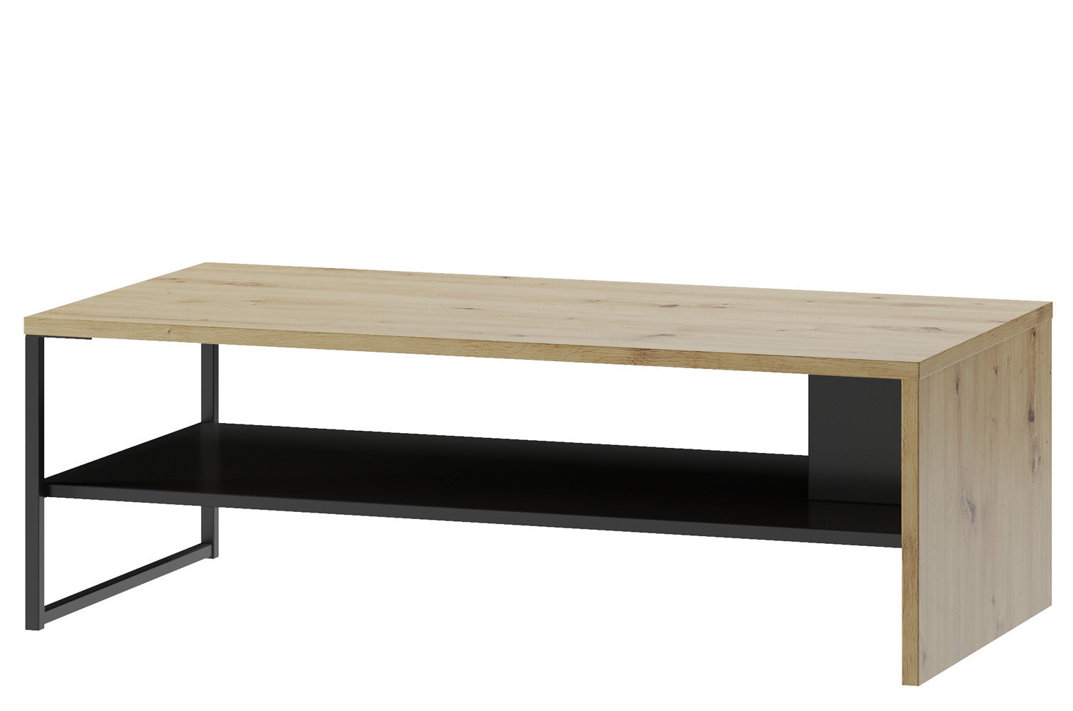 Konferenční stolek Lucas II 41 120 cm dub Artisan/černý