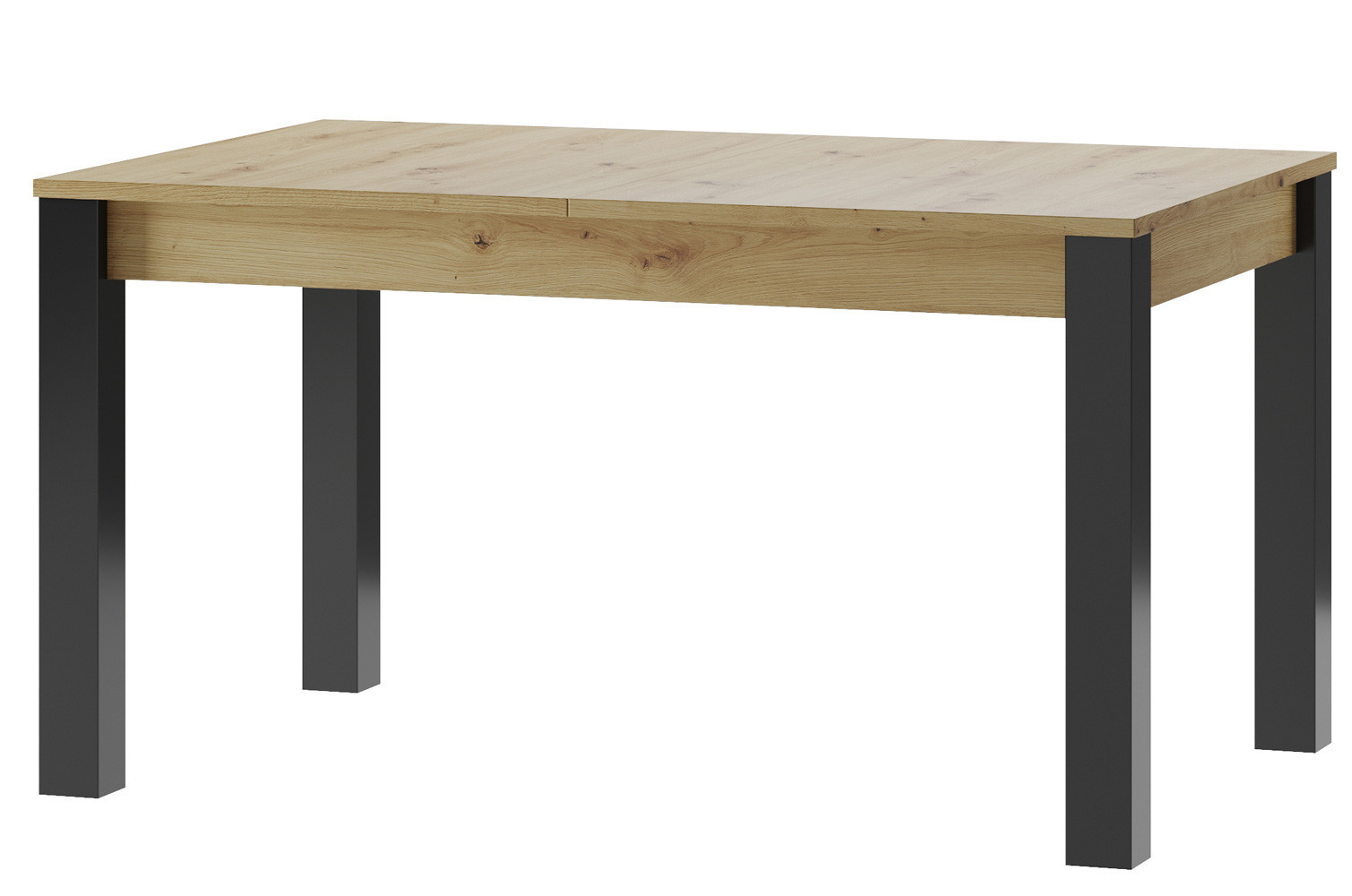 Rozkládací jídelní stůl Lucas II 40 140/210 cm dub Artisan/černý