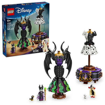LEGO® │ Disney 43262 Šaty Hnevá a Cruelly De Vil