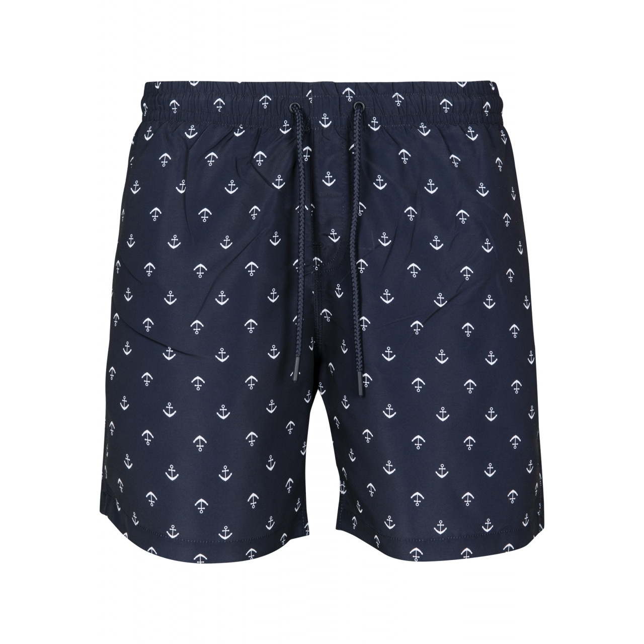 Plavky Urban Classics Pattern Anchor - navy, L