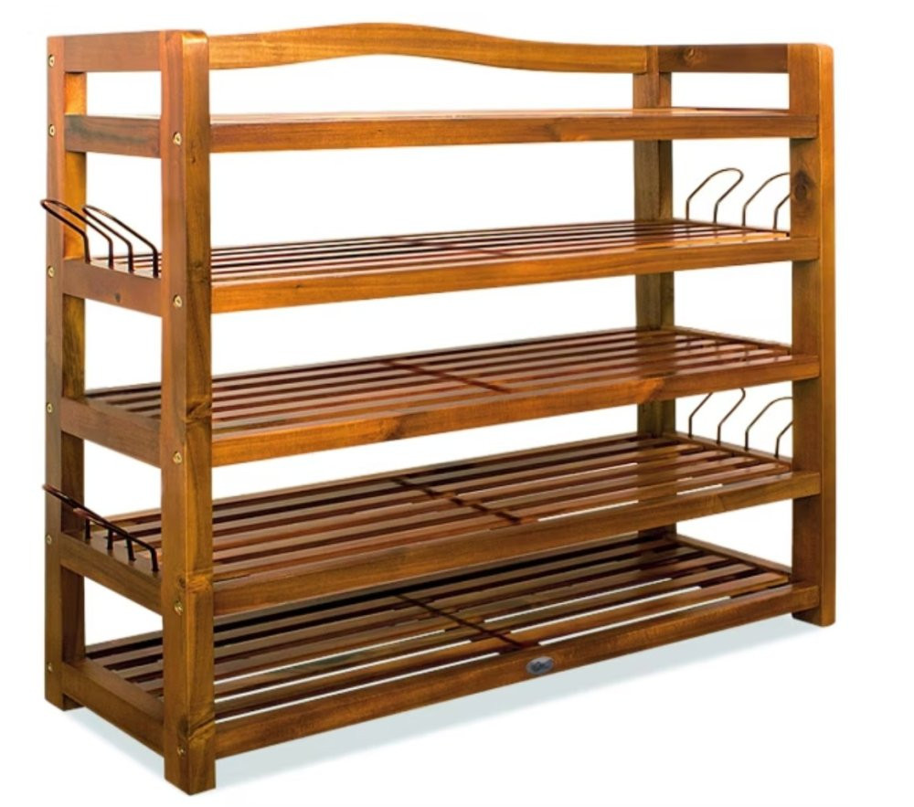 Botník z agátového dreva D105380 Dekorhome