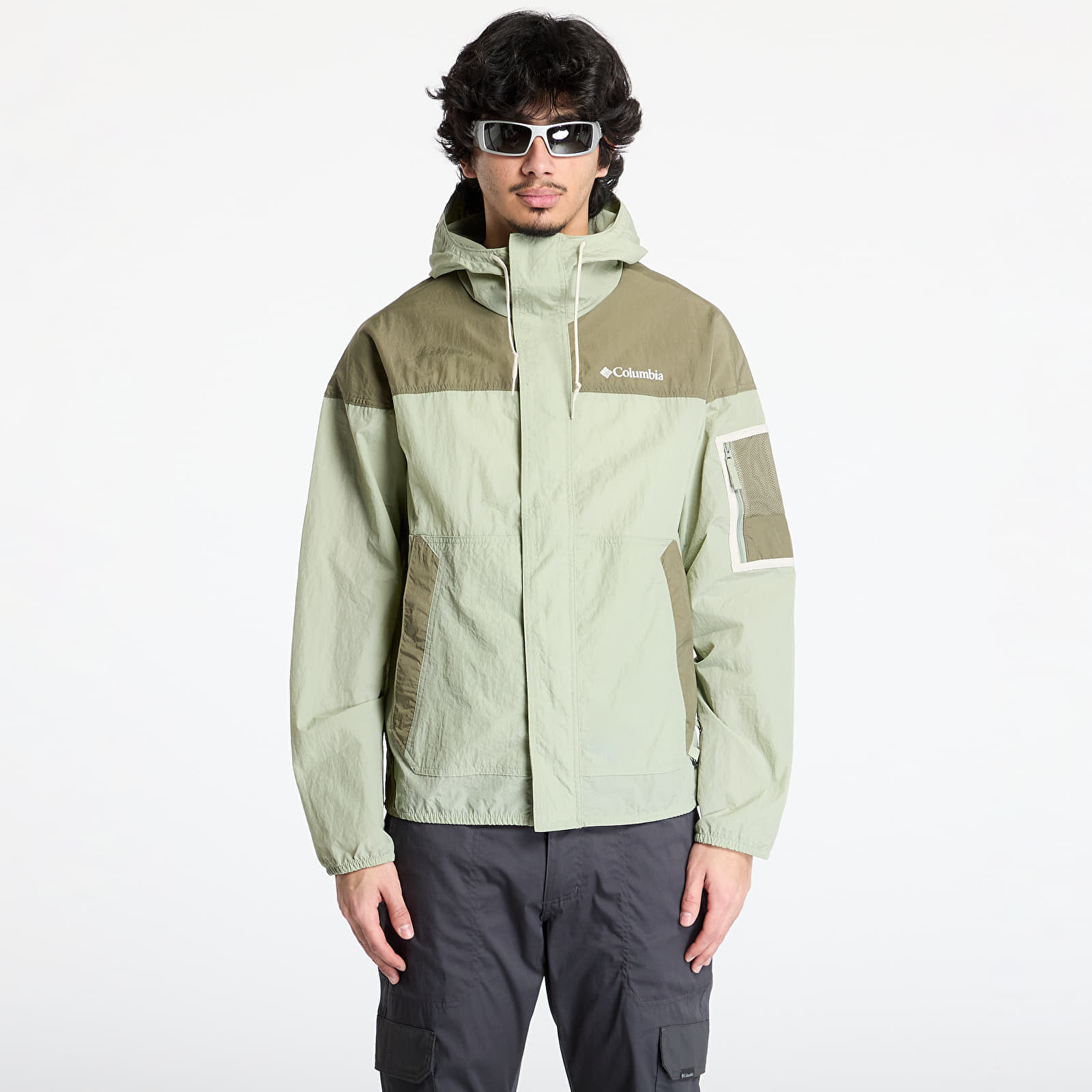 Vetrovka Columbia Challenger™ II Windbreaker Safari/ Stone Green S