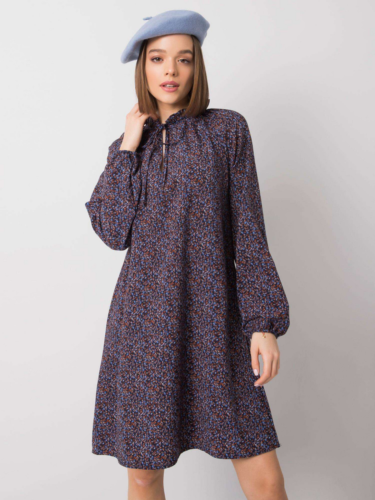 Dress-WN-SK-R819.18-navy blue