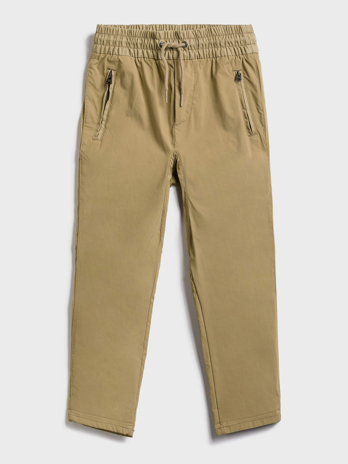 GAP Detské nohavice hybrid pull-on pants with quickdry Béžová