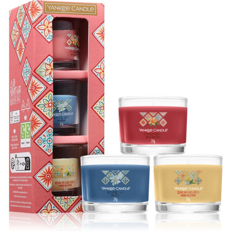 Yankee Candle Hello Italy! darčeková sada 3x37 g