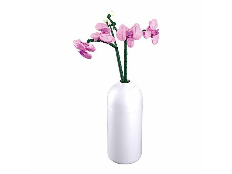 Stavebnica SLUBAN Flowers Orchidea vo váze