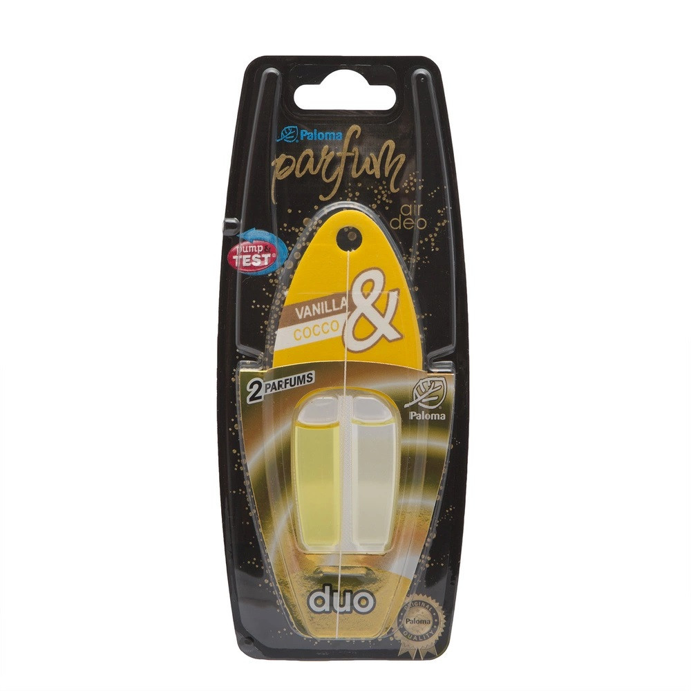 Paloma Air DUO osviežovač Vanilla -Cocco vzduchu do auta 2X3ml