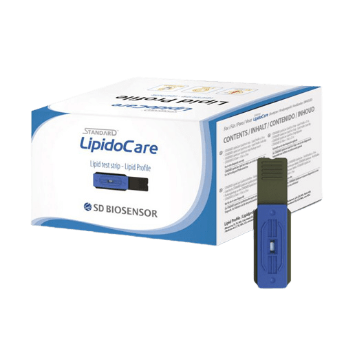 SD BIOSENSOR Prúžky STANDARD Lipido Care Lipid Test Strip na kompletný cholesterol 25 ks