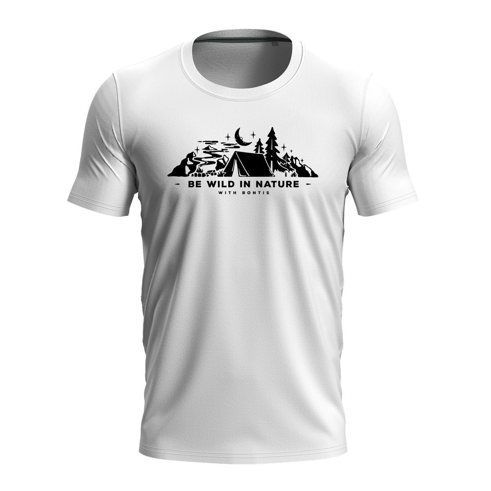 Bontis Tričko BE WILD IN NATURE - Biela | L