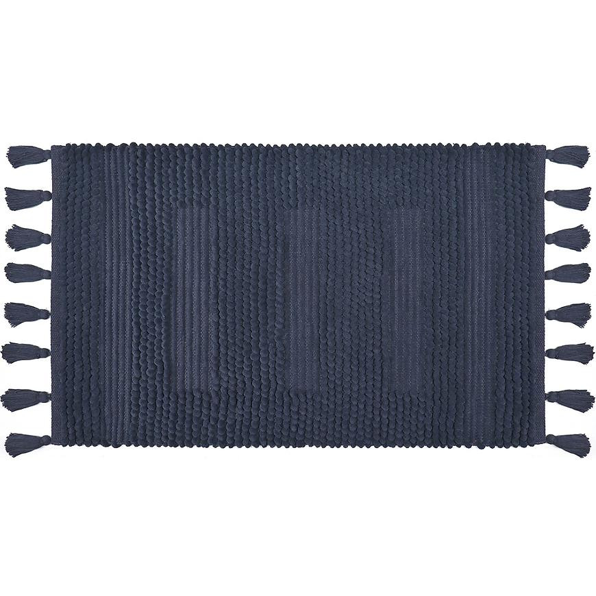 Kúpeľňová predložka 60x100cm tmavo modrá