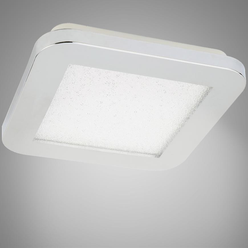 Stropné svietidlo LED NEXIT 17x17 cm 10W  IP44 Chróm 3000k