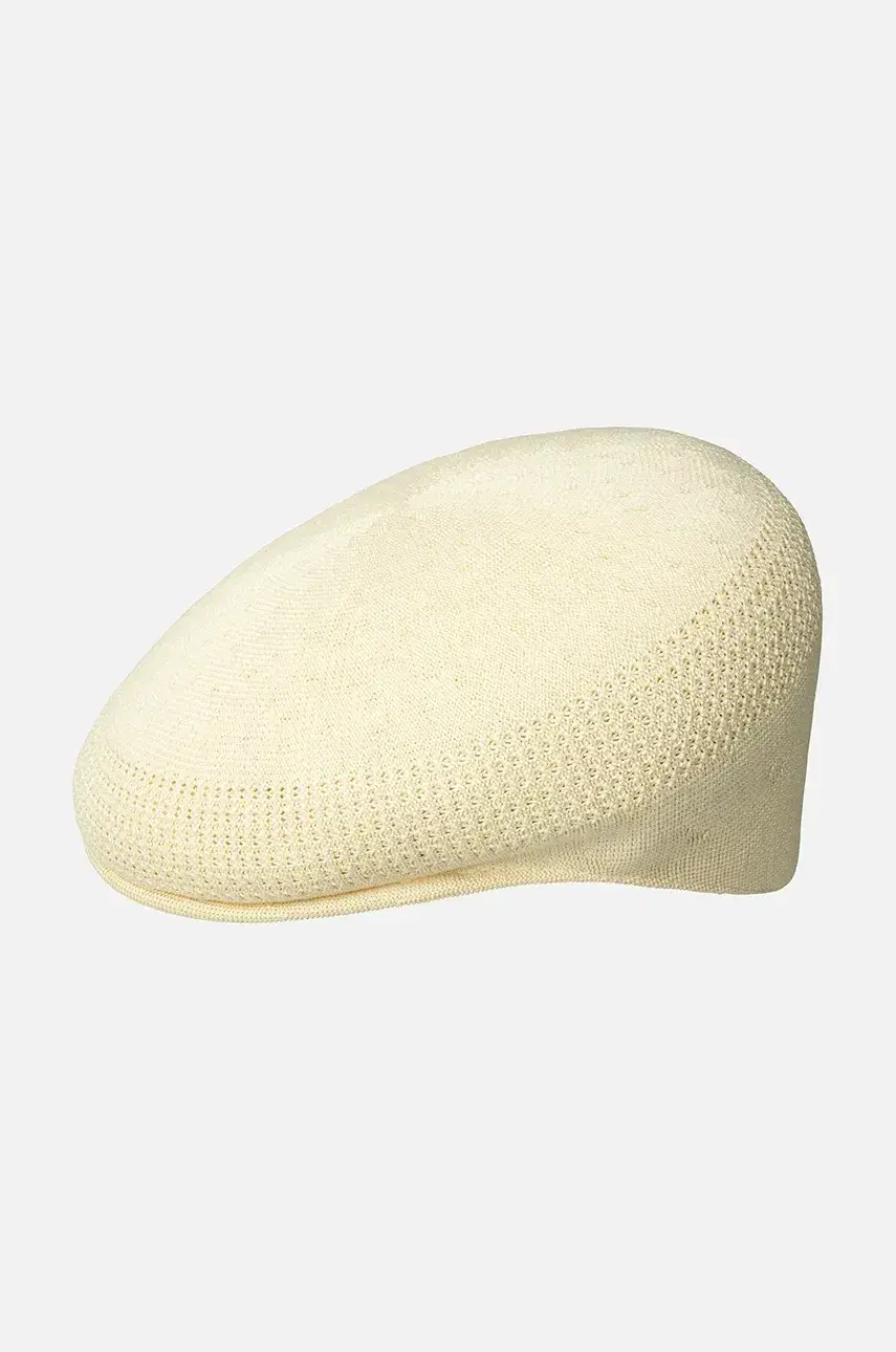 Čiapka so šiltom Kangol Tropic Ventair BIO LIME 0290BC-WHITE, béžová farba