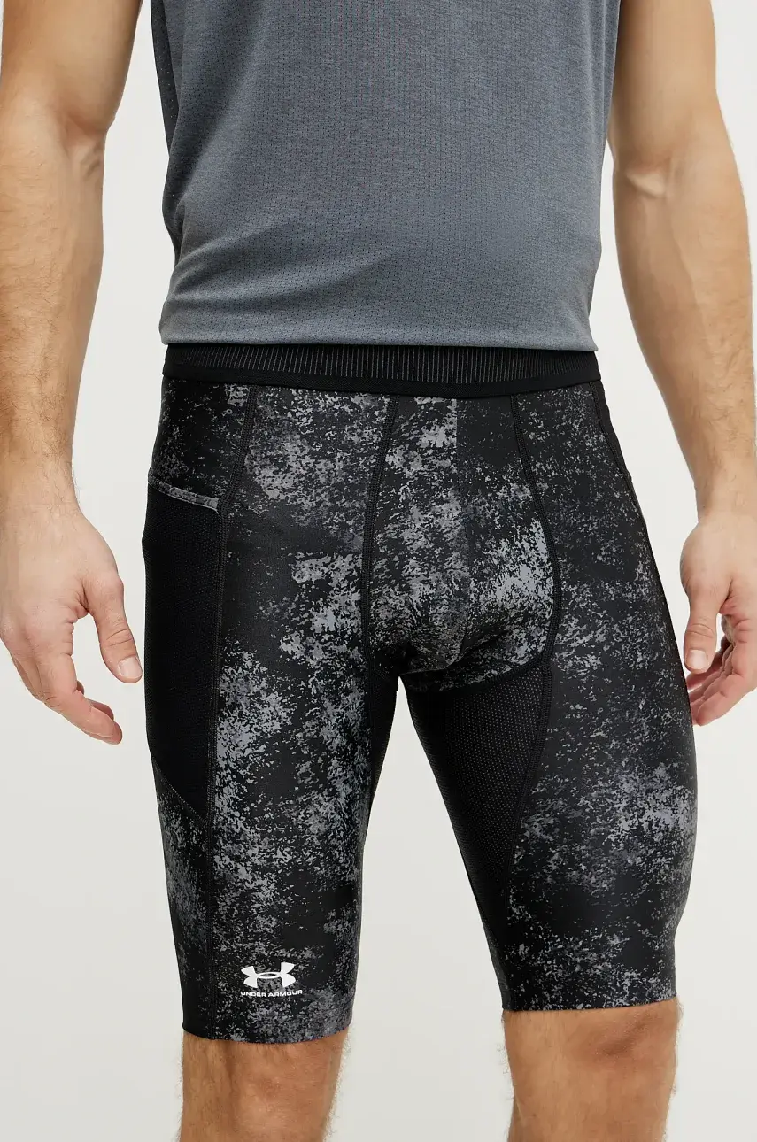 Tréningové šortky Under Armour HeatGear Iso-Chill čierna farba, 1383778